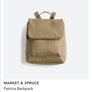 Market & Spruce Patricia taupe backpack